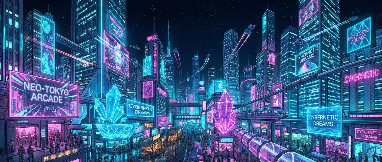 米乐电竞体育 赛博朋克水晶不夜城全景 - 博彩信息聚合